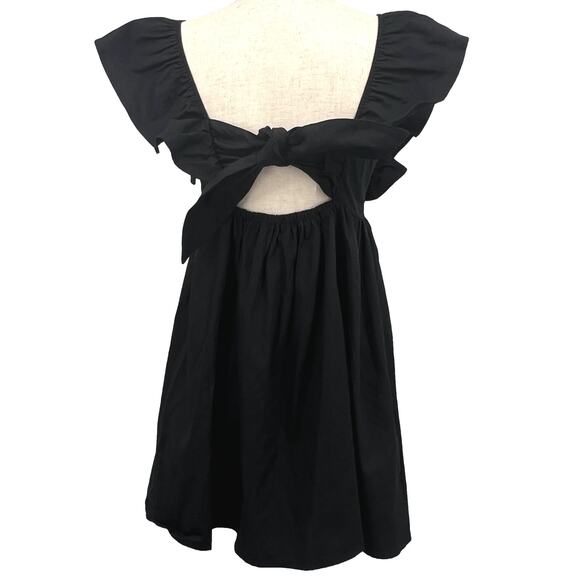 Forever 21 NWT Women's XS Y2K Whimsigoth Dark Fairy Sweetheart Neckline Babydoll - Picture 4 of 9